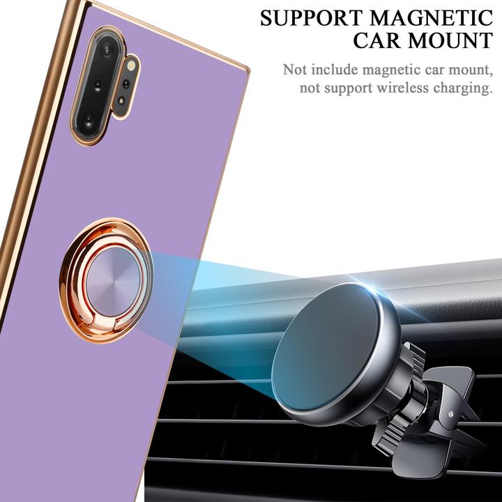 Image du produit Cadorabo Etui pour Samsung Galaxy NOTE 10 PLUS en TPU avec protection de l'appareil photo et anneau LM089 (Samsung Galaxy Note 10 Plus)