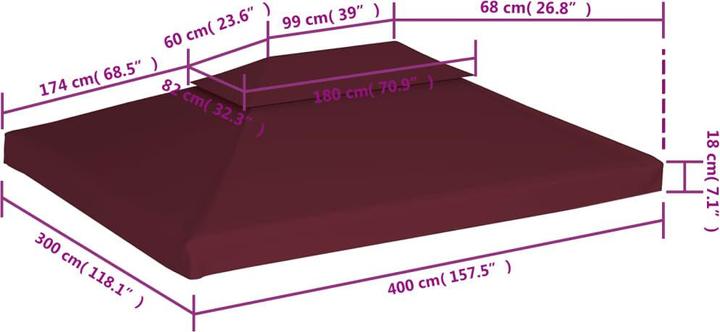 Immagine prodotto VidaXL Xerane (400 cm, 300 cm)