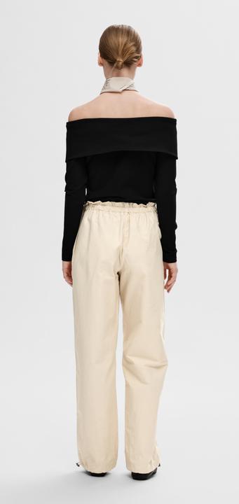 Actual product image Selected Femme Long Sleeve Off Shoulder Top (L)