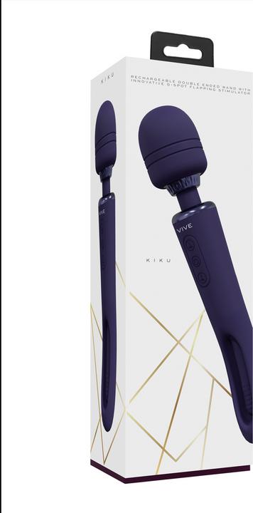Actual product image Shots Kiku - Double Wand with G-Spot Flapping