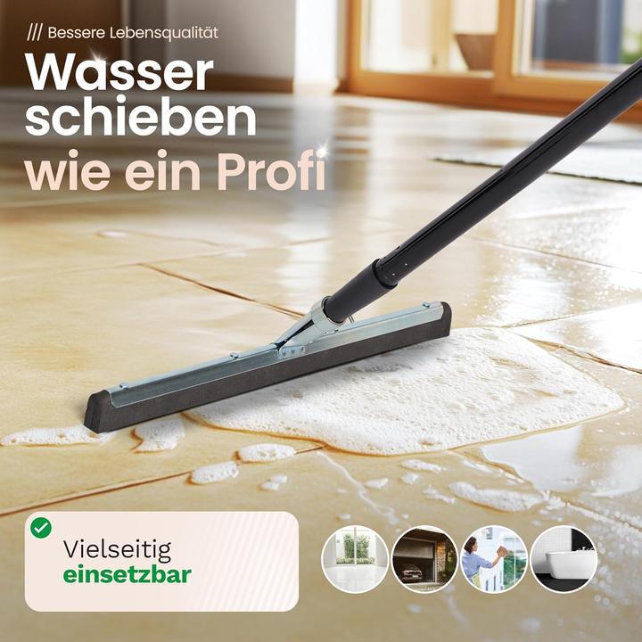 Immagine prodotto Novaliv 5X Wasserabzieher Boden Dusche 45 cm Auto mit 137 cm Stiel Duschabzieher Abzieher Dusche Bod