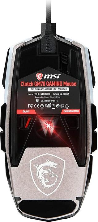 Actual product image MSI Clutch GM70 (Wireless)