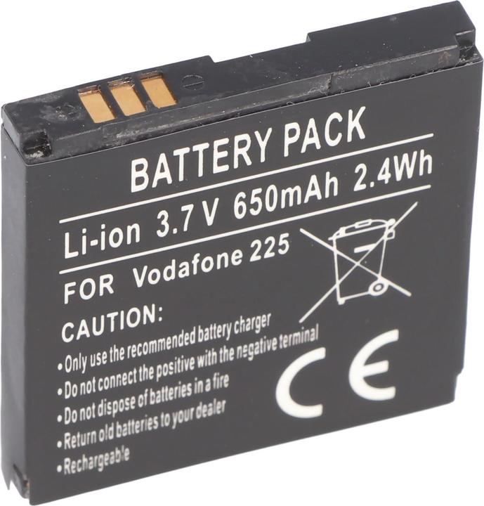 Immagine prodotto AccuCell Batteria Vodafone 125, 225, 246, Li3706T42P3h38385