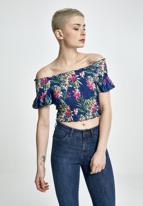 Produktbild Urban Classics Ladies AOP Smoke Tee (XL)