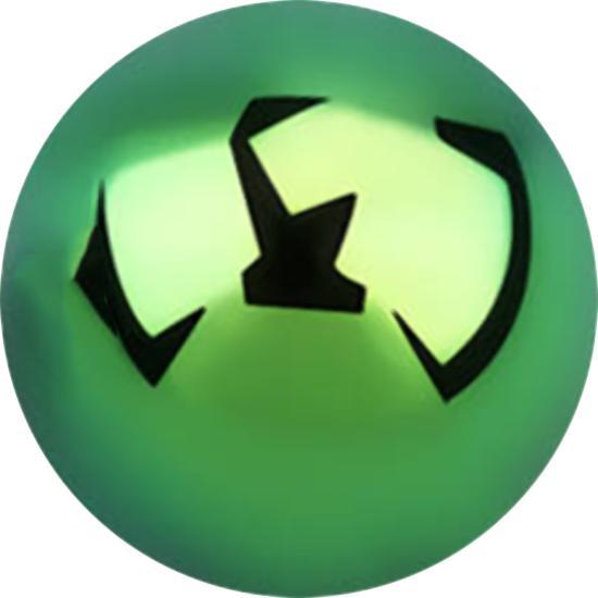 Image du produit Star Piercing Micro boule verte (sans laiton, Titane G23)