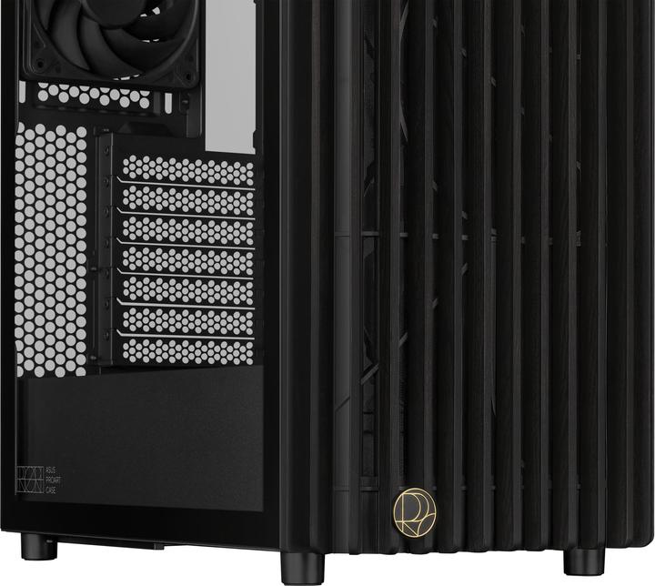 Actual product image ASUS Case PROART PA401 WOOD TG PWM BLACK (ATX)