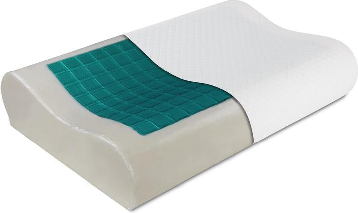 Produktbild Aspero Kühlendes viskoelastisches Kissen mit Welle Naxxar (60 x 40 x 12 cm)