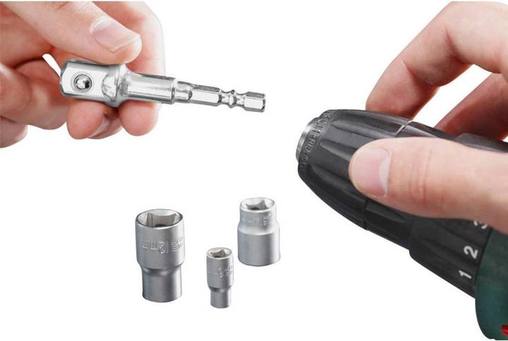 Produktbild kwb Adaptersatz 1/4", 3/8", 1/2"