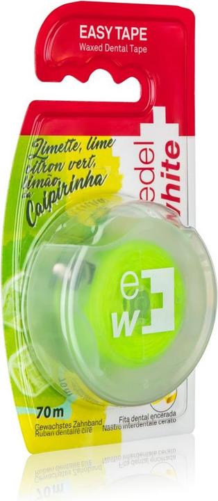 Produktbild Edel + White Easy Tape gewachste Zahnseide Caipirinha (70 m)