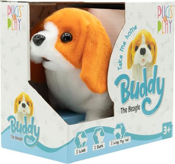 Pugs at play Jouet interactif Walking dog Buddy (67.50 cm)