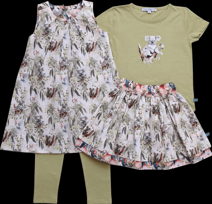 Produktbild Enfant Terrible Wendekleid Proteablumen und Koala (92)