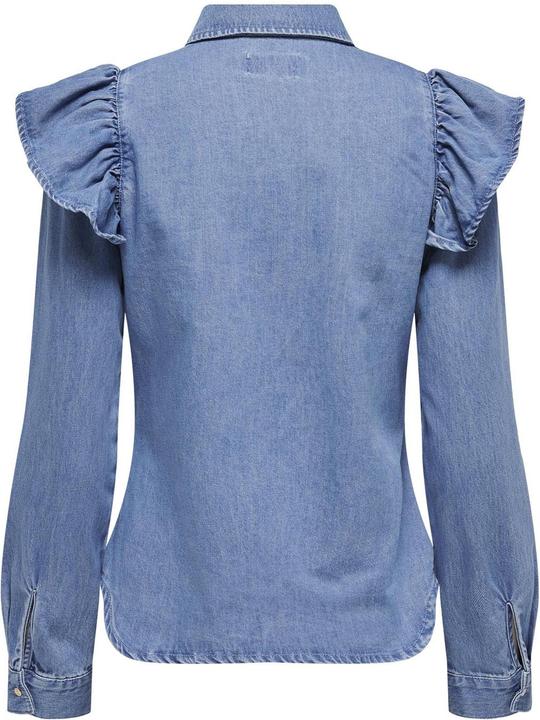 Image du produit Only ONLINDIGO LS FRILL DNM SHIRT QYT Chemise en jean (S)