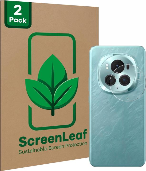 Produktbild ScreenLeaf Schutzfolie nachhaltiger Displayschutz Displayschutzfolie Folie Klar Transparent (2 Stück, ZTE Nubia Red Magic 6 Pro)