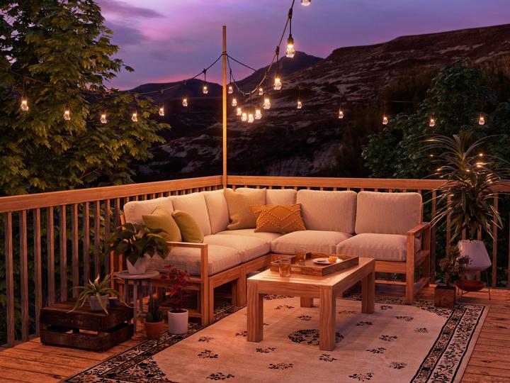Produktbild Nanoleaf Essentials Matter Smart Outdoor-Lichterketten-Erweiterungspackung (15 m)