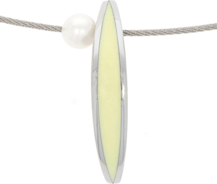Produktbild Xen Atelier Collier gelb mit Süsswasserzuchtperle 45 cm (Edelstahl, 45 cm)