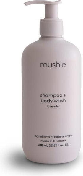 Produktbild Mushie Baby Shampoo & Wash Lavendel (Cosmos) 400 Ml