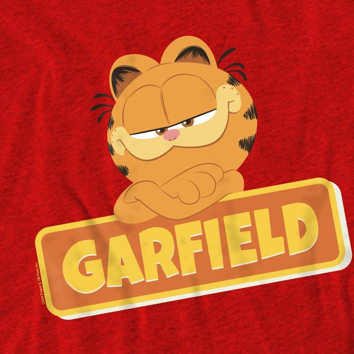 Actual product image Garfield Unisex Adult Logo T-Shirt (S)