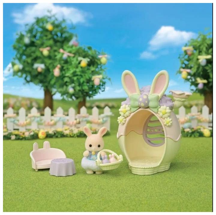 Actual product image Sylvanian Families Babyhasen Osterspass Spielset