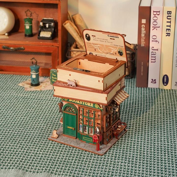 Actual product image Tonecheer Time Bookstore - Miniaturhaus