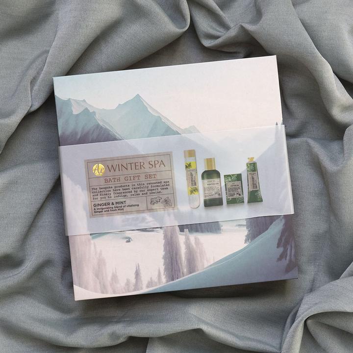 Immagine prodotto Accentra Set per la cura della SPA INVERNALE in confezione regalo, fragranza: Zenzero e Menta (Set per la cura dei capelli)