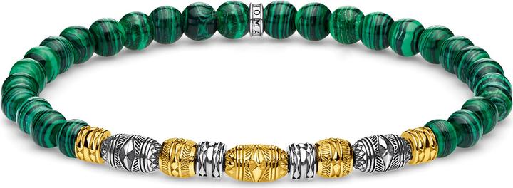 Image du produit Thomas Sabo Bracelet Talisman bicolore vert (17 cm, Argent massif)