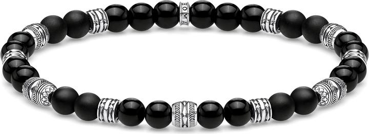 Actual product image Thomas Sabo Bracelet Talisman black (15.50 cm, Sterling silver)