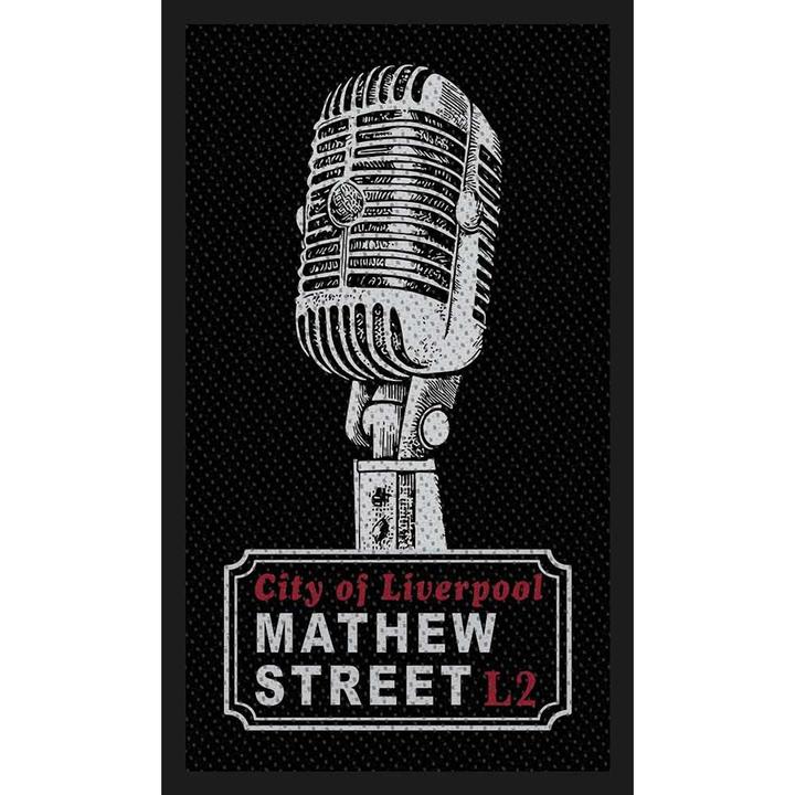 Actual product image Rock Off Mathew St Mic City Of Liverpool Standard Patch (1 x)