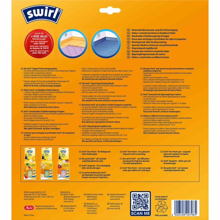 Actual product image Swirl Carpet deep cleaning nozzle