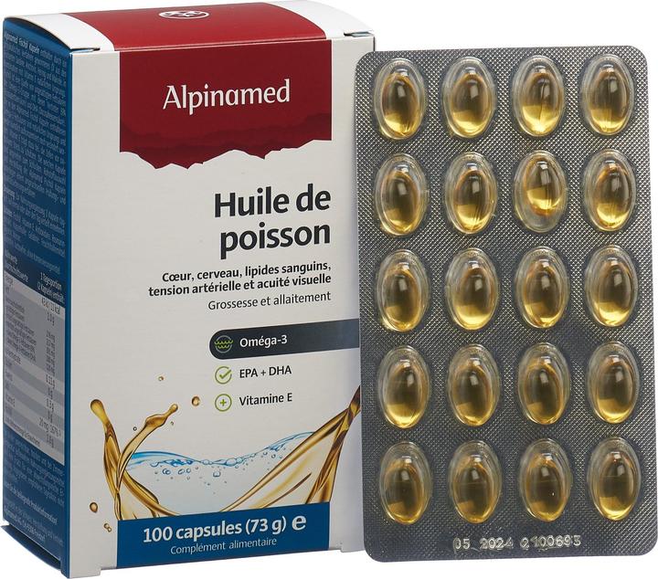 Produktbild Alpinamed Fischöl (100 Stück, Kapseln, 70 g)