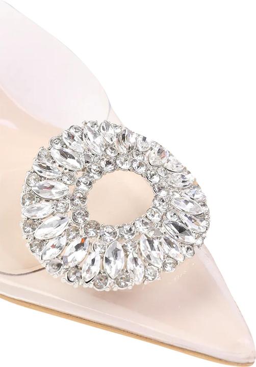 Immagine prodotto Where's That From Opal Sandali Impreziosito Perspex Tacco Basso Donna (37)