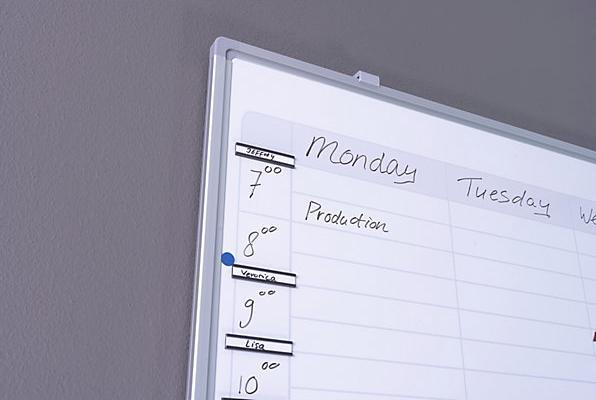 Image du produit eurokraft basic Agenda hebdomadaire, neutre (900 x 600 mm)