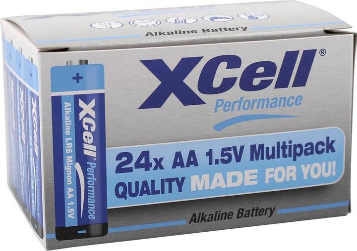 Immagine prodotto XCell Batteria tipo AA (Mignon), LR06, alcalina, 1,5 V, set da 24 (24 pz., AA)