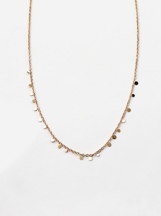 Produktbild Tara Style Boho Coins Halskette - Halskette (waterproof) (18k Edelstahl vergoldet, 100% wasserfest)