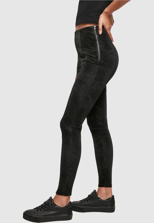 Produktbild Urban Classics Ladies Washed Synthetic Leather Pants (XS)