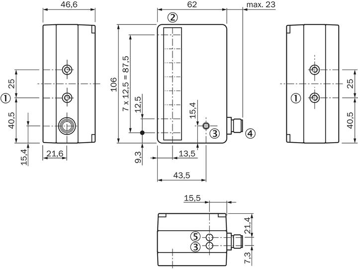 Produktbild Sick WLG12-P537 Schaltende Automatisierungs-Lichtgitter, WLG12P537
