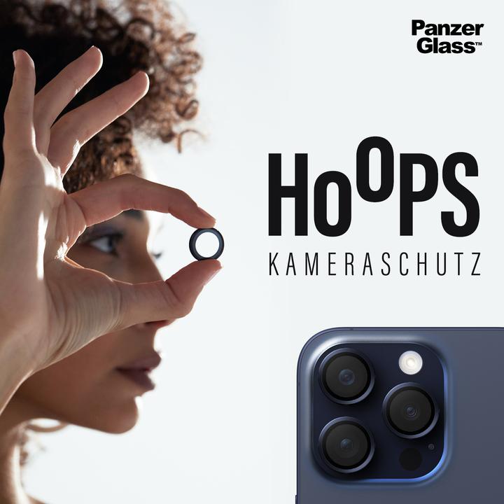 Actual product image PanzerGlass Hoops Camera Lens Protector (1 Piece, Apple iPhone 15 Pro Max, Apple iPhone 15 Pro)