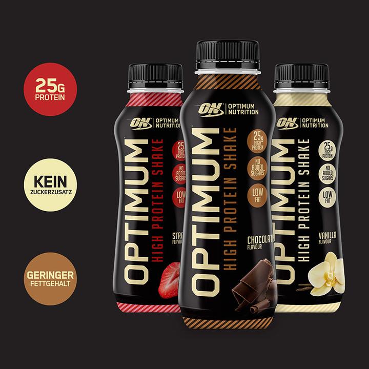 Actual product image Optimum Nutrition High Protein Shake (330ml) (Vanilla, 1 x)