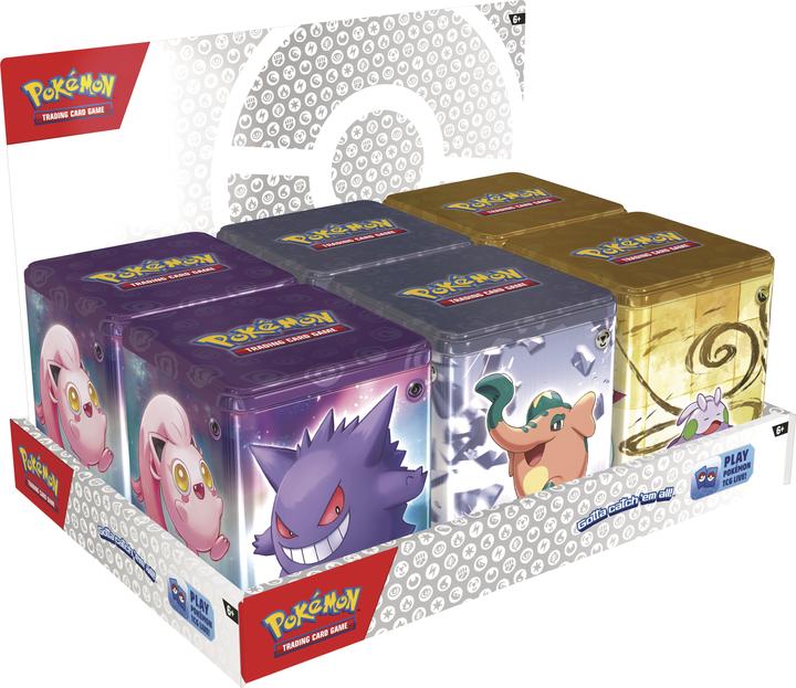 Actual product image Pokémon Stacking tin spring 2024