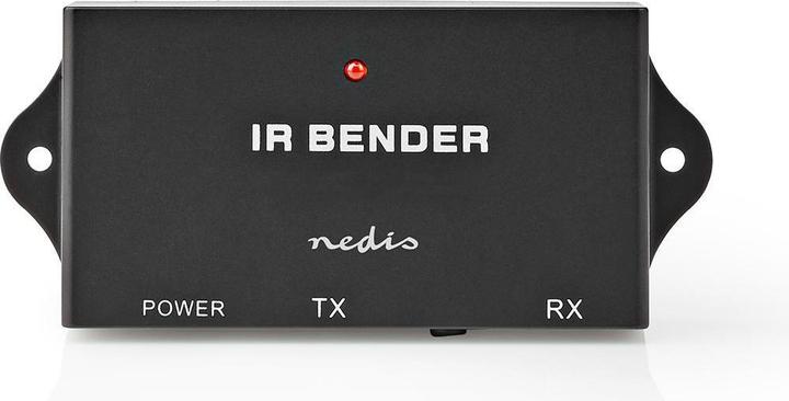 Actual product image Nedis IR Remote Control Extender Signal Range: 7.0 m 3 Devices ABS Black (Device-specific remote control, Infrared)