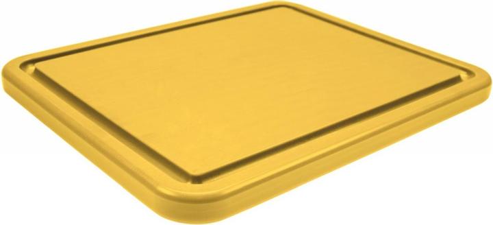 Immagine prodotto Polypres Tagliere GN 2/1 65x53cm h: 3cm giallo, con scanalatura per il succo