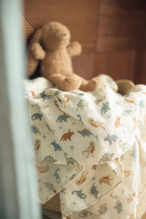 Immagine prodotto Jollein Pannolini per ruttini Dino set di 3 piccoli (31 cm, 31 cm)