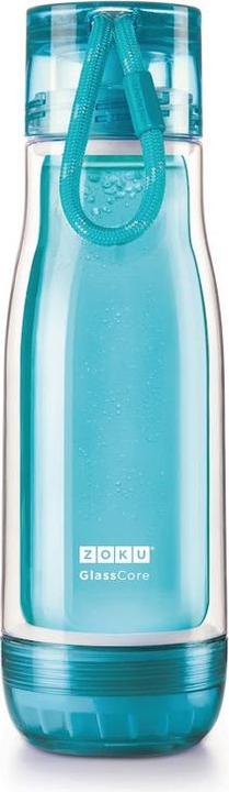 Produktbild ZOKU Trinkflasche Glass Core 475ml Teal (0.48 l)