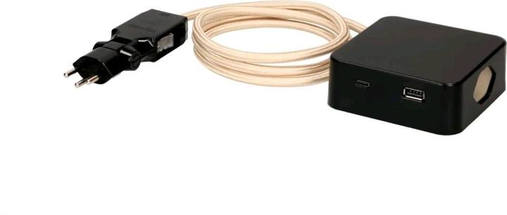 Actual product image Max Hauri Cube (3 x, Type 13, USB-A, USB-C, 2 m)