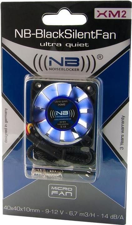 Actual product image Noiseblocker BlackSilent XM2 (40 mm, 1 x)