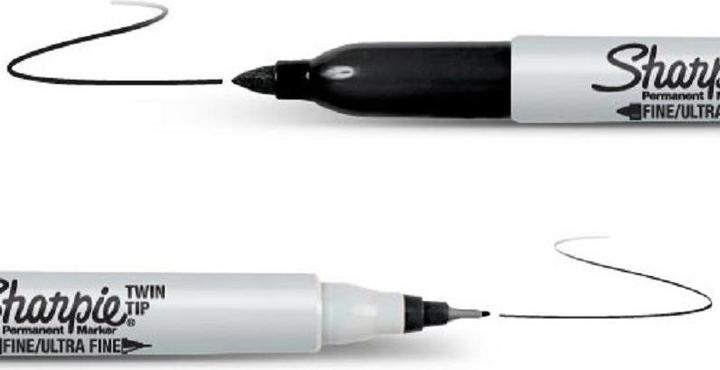Produktbild Sharpie Twin Tip (Schwarz, 1 mm, 1 x)