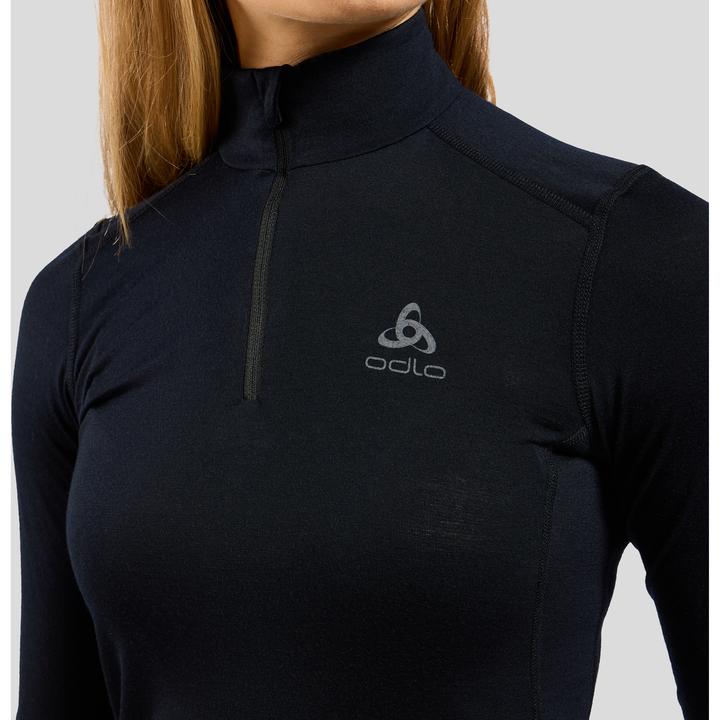 Produktbild Odlo BL TOP turtle neck l/s half zip MERINO 2 (L)