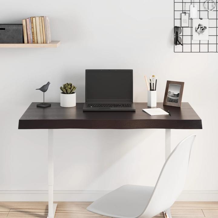Produktbild VidaXL Tischplatte 100x60x6 cm Massivholz Eiche Behandelt (100 x 60 x 6 cm)