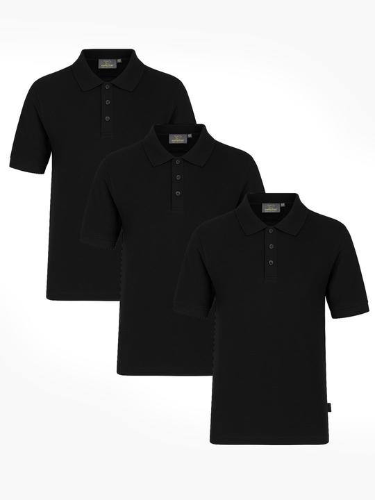 Switcher 3-er-Pack Premium Piqué Bio Poloshirt John