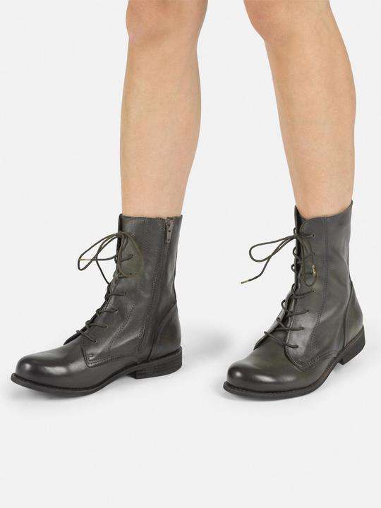 Produktbild Felmini Wide Fit W103 Schnürstiefel aus echtem Leder, mit Innenreissverschluss und niedrigem Absatz. (39)