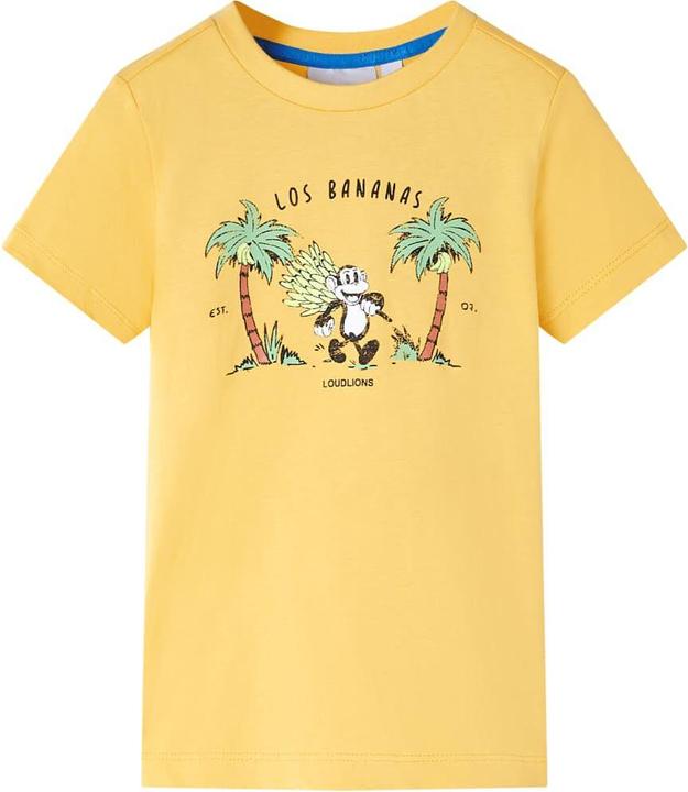 Immagine prodotto VidaXL Maglietta per bambini ocra chiaro 92,Materiale: 100 (92)